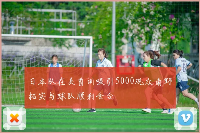 日本队在美首训吸引5000观众南野拓实与球队顺利会合